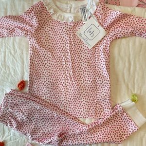 Lila and Hayes Heart Pajamas
